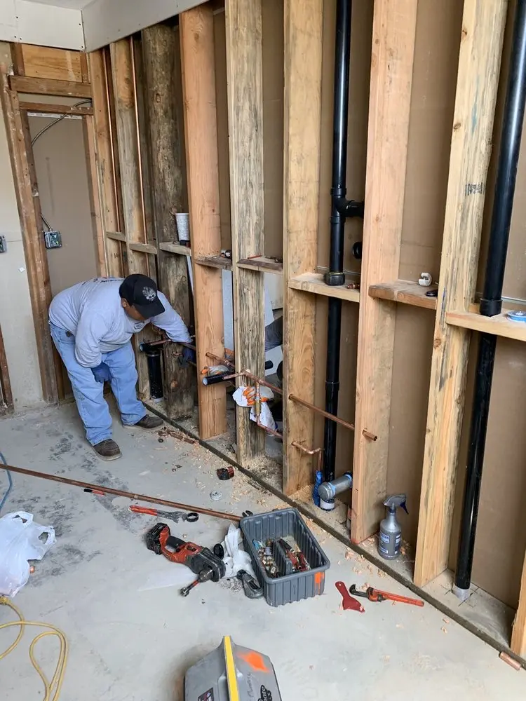 Commercial rough-in plumbing for Commercial Plumbing in Midtown Brandywine